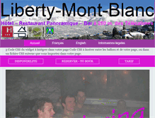 Tablet Screenshot of liberty-mont-blanc.com